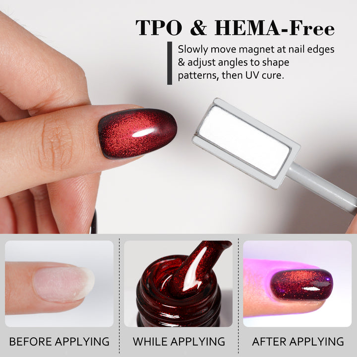 Vampire Kiss | Ruby Flame Cat Eye Gel