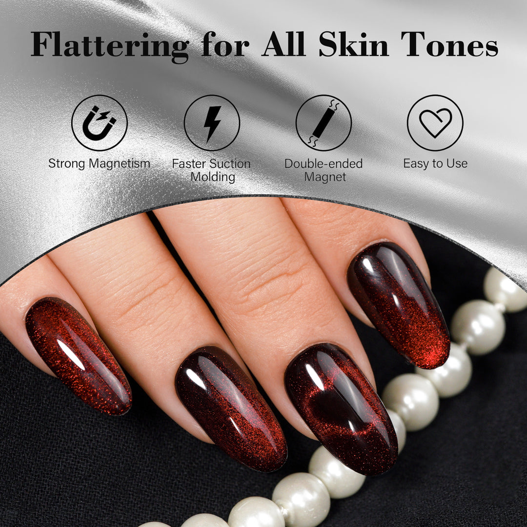 Vampire Kiss | Ruby Flame Cat Eye Gel