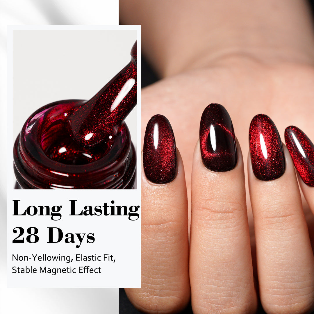 Red Inferno | Ruby Flame Cat Eye Gel
