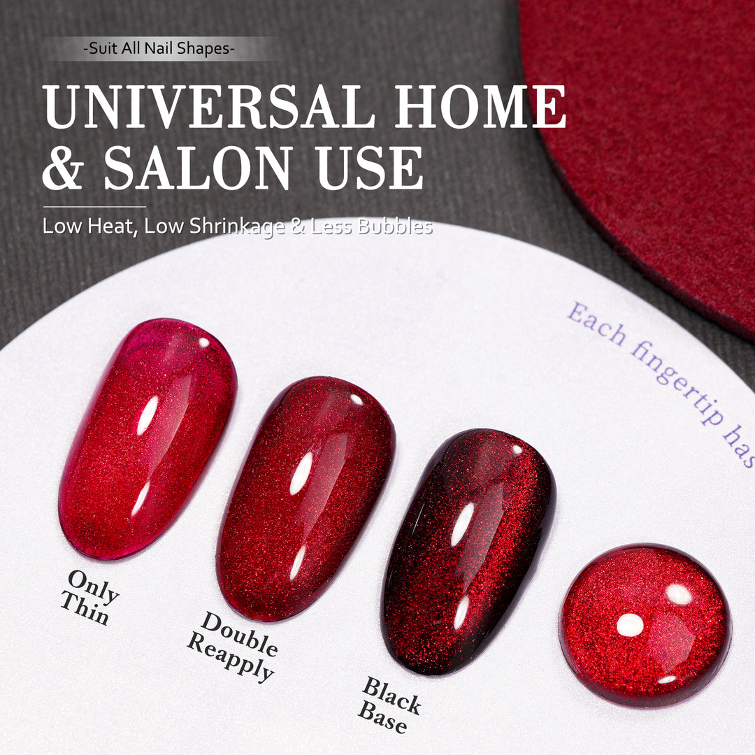 Red Inferno | Ruby Flame Cat Eye Gel
