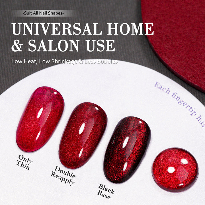 Red Inferno | Ruby Flame Cat Eye Gel