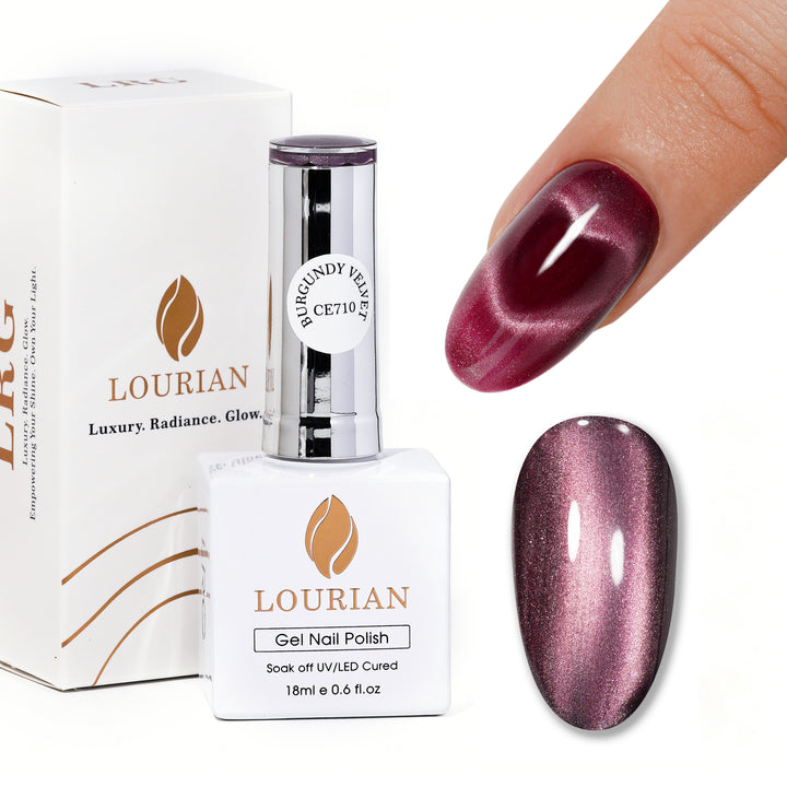 Burgundy Velvet | Mystic Crystal Cat Eye Gel