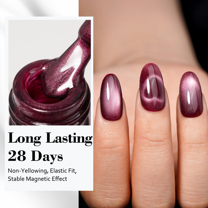 Burgundy Velvet | Mystic Crystal Cat Eye Gel
