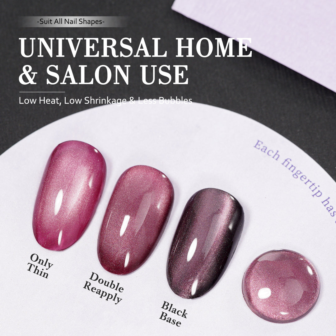 Burgundy Velvet | Mystic Crystal Cat Eye Gel