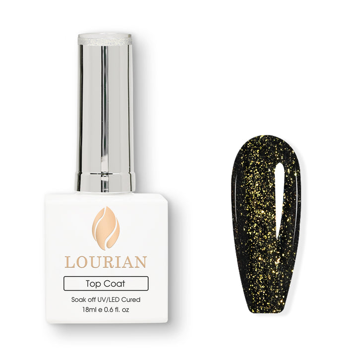 Champagne Crystals | Shimmer Top Coat