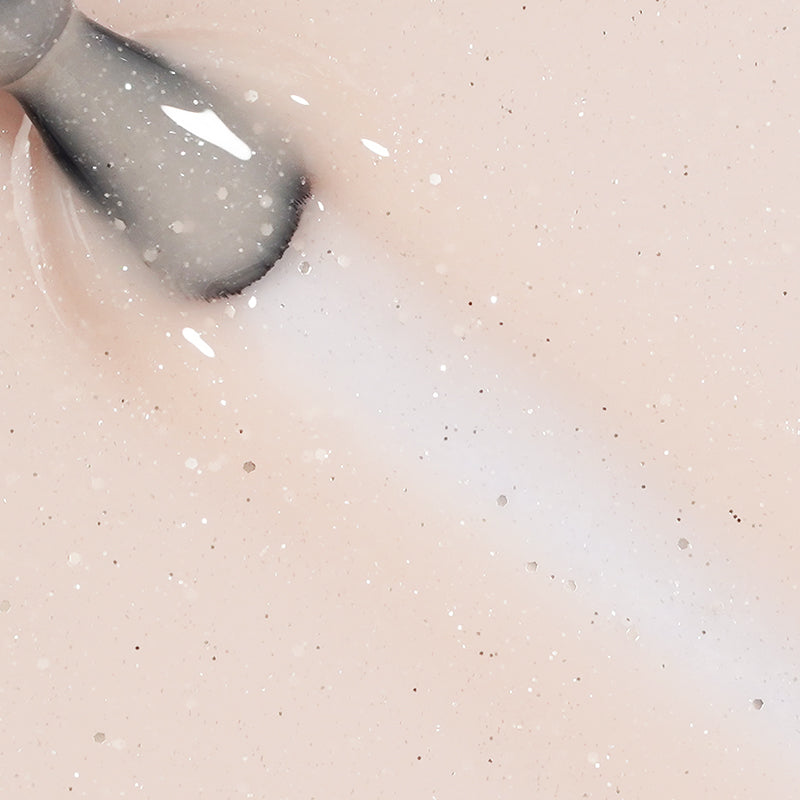 Coral Breeze | Glitter Rubber Base Coat