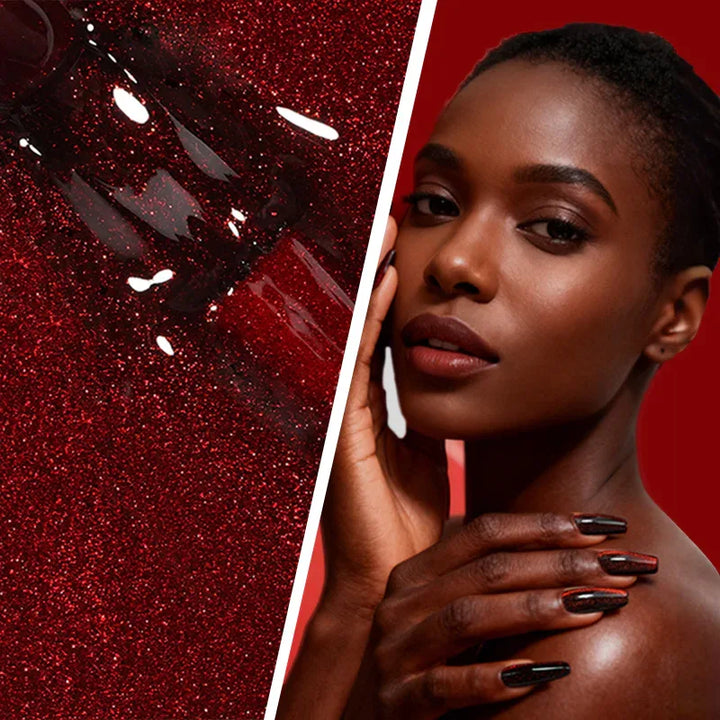 Gel Polish Starter Kit | 6 Red Cat Eye Colors + Base & Top Coat - Lourian® Official Store