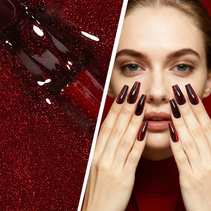 4 x 18 ml | Gel yeux de chat Ruby Flame (4 couleurs)