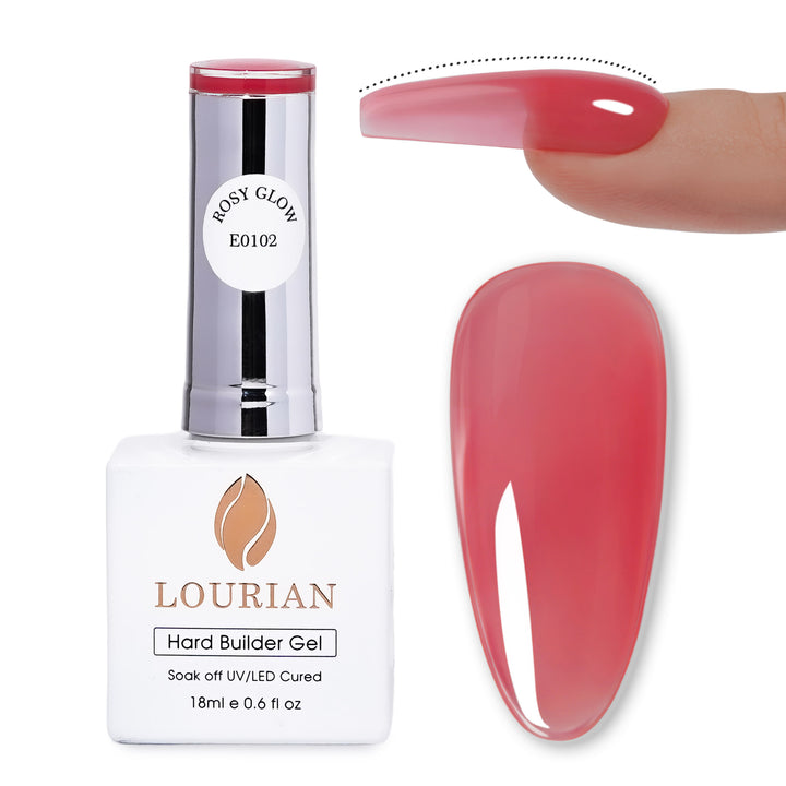 Rosy Glow | Hard Builder Gel