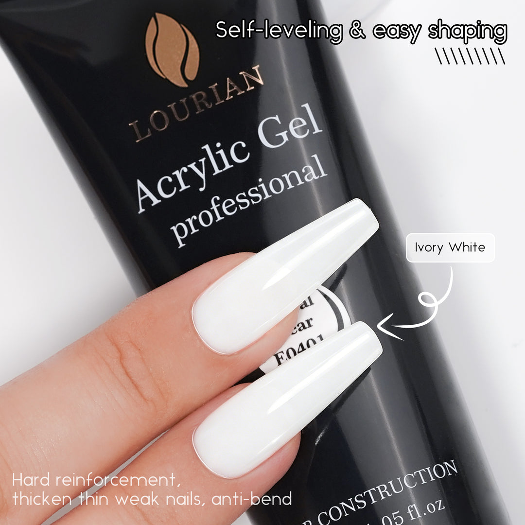 Ivory White | Acrylic Gel