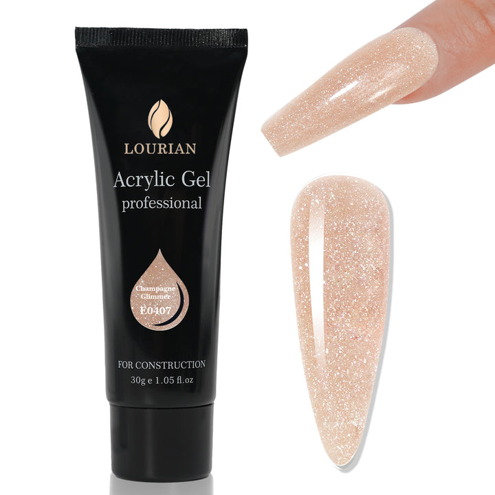 Champagne Glimmer | Acrylic Gel