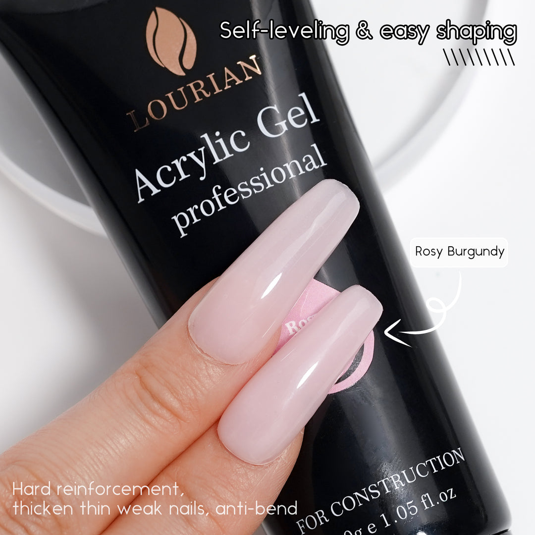 Rosy Burgundy | Acrylic Gel