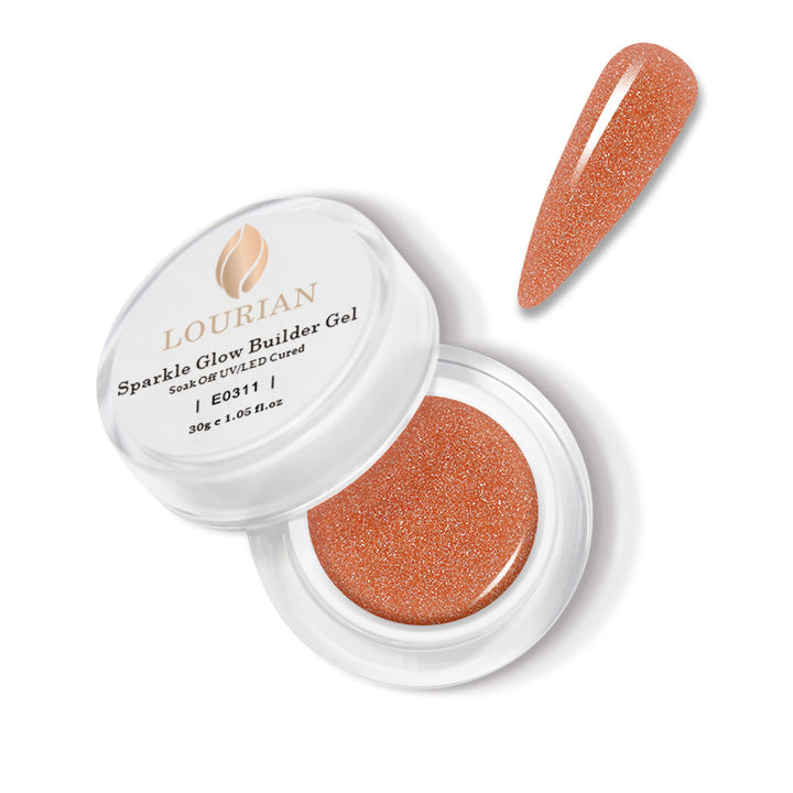 Fuchsia Glow | Sparkle Glow Builder Gel