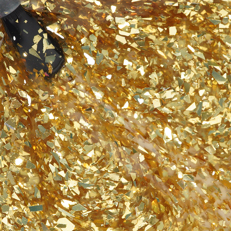 Gilded Touch | Gold Flake Top Coat