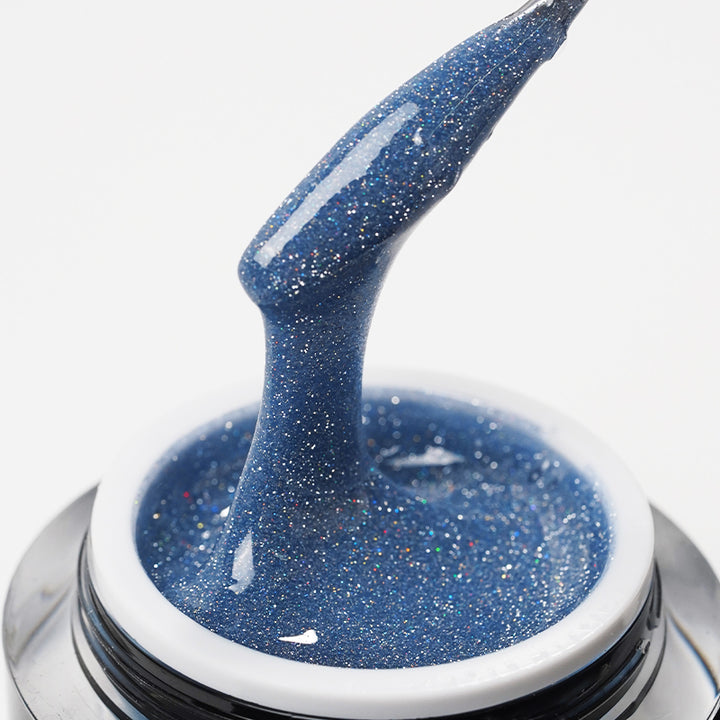 Glacial Blue | Sparkle Glow Builder Gel