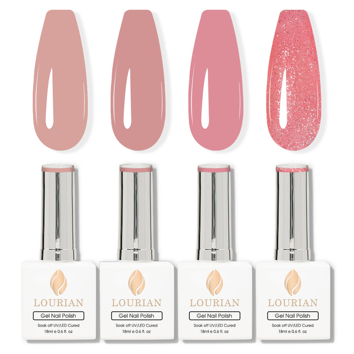 4 x 18 ml | 3 roses + 1 rose pailleté