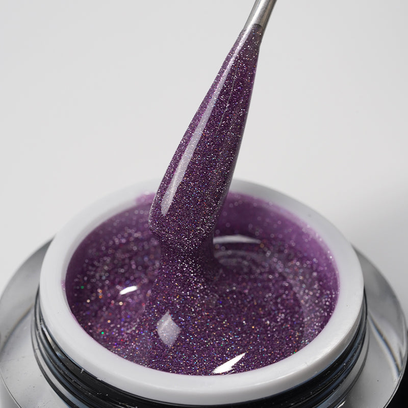 Lilac Shine | Sparkle Glow Builder Gel
