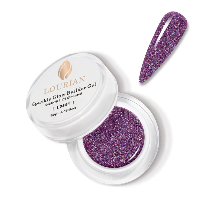 Lilac Shine | Sparkle Glow Builder Gel