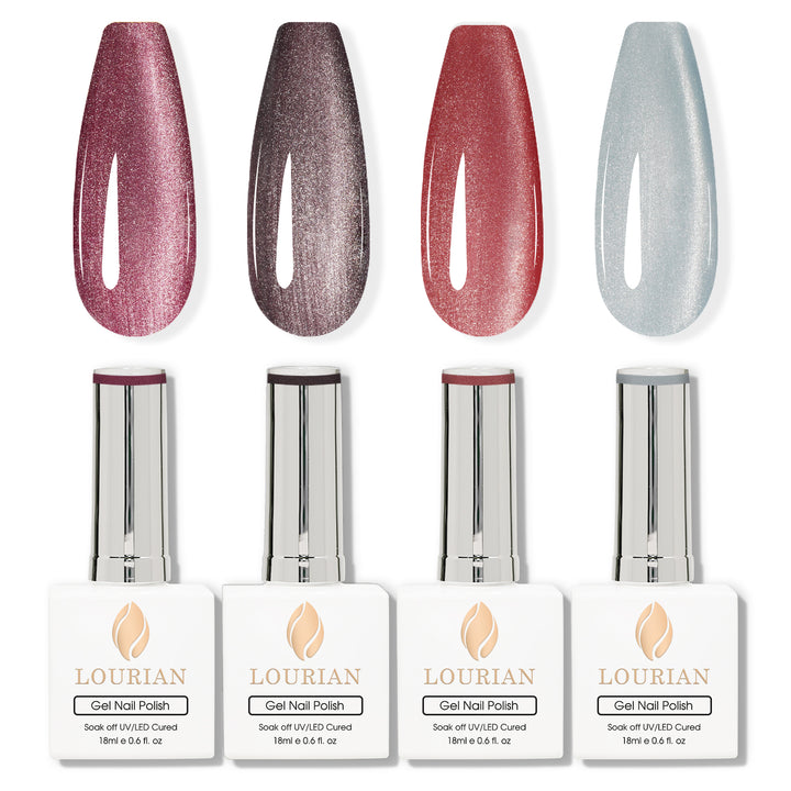 4*18ml | Mystic Crystal Cat Eye Gel Bundle - Set 1