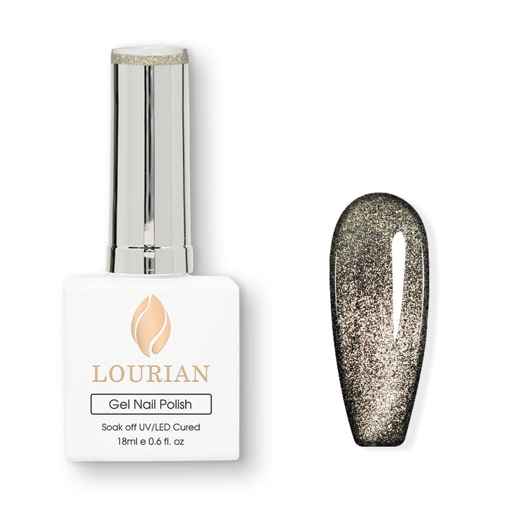 Olive Spark | Prism Flash Cat Eye Gel