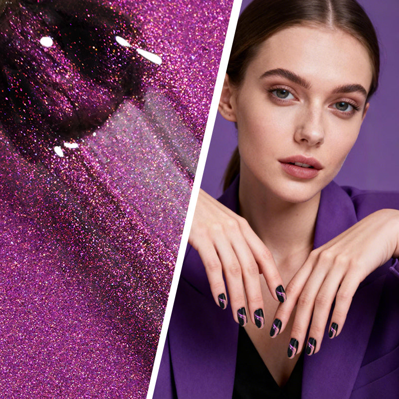 Lot de 4 x 18 ml | Gel œil de chat cosmique 5D