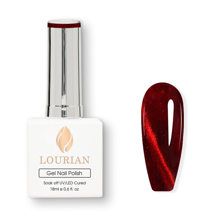 Scarlet Dancer | Ruby Flame Cat Eye Gel