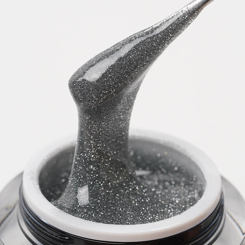 Silver Spark | Sparkle Glow Builder Gel