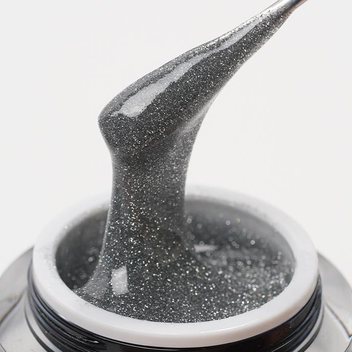 Silver Spark | Sparkle Glow Builder Gel