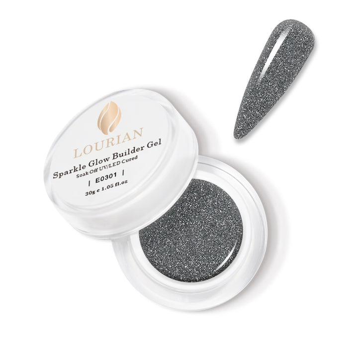 Silver Spark | Sparkle Glow Builder Gel