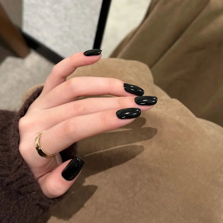 Jet Black | Rubber Base Gel