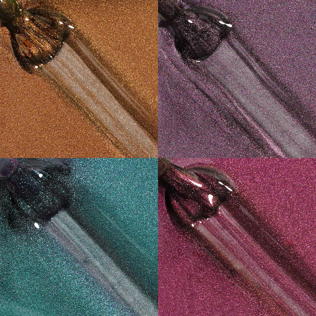 Coffret de 4 x 18 ml | Gel œil de chat 5D – Gamme Éclat Cosmique