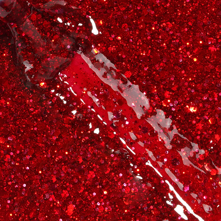 Wine Glitter | Red Gliiter Gel