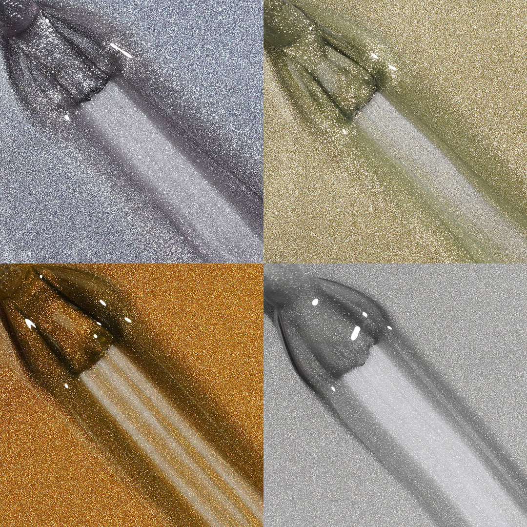 Lot de 4 gels pour les yeux Prism Flash Cat Eye Gel de 18 ml | Coffret 1