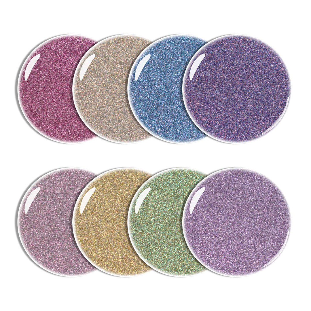8*18ml | 8 Disco Twinkle Gel Polish Colors Set