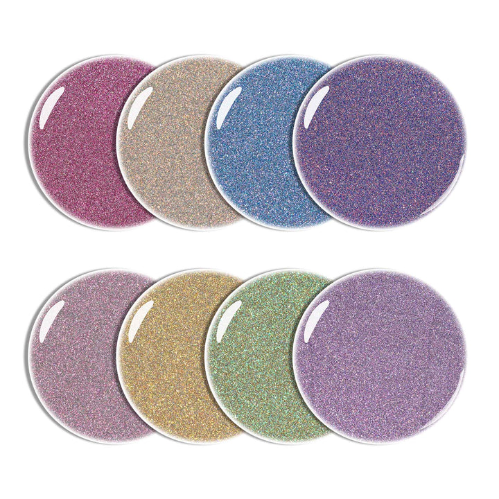 8*18ml | 8 Disco Twinkle Gel Polish Colors Set