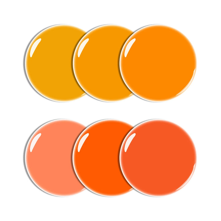 Gel Polish Starter Kit | 6 Yellow Colors + Base & Top Coat - Lourian® Official Store