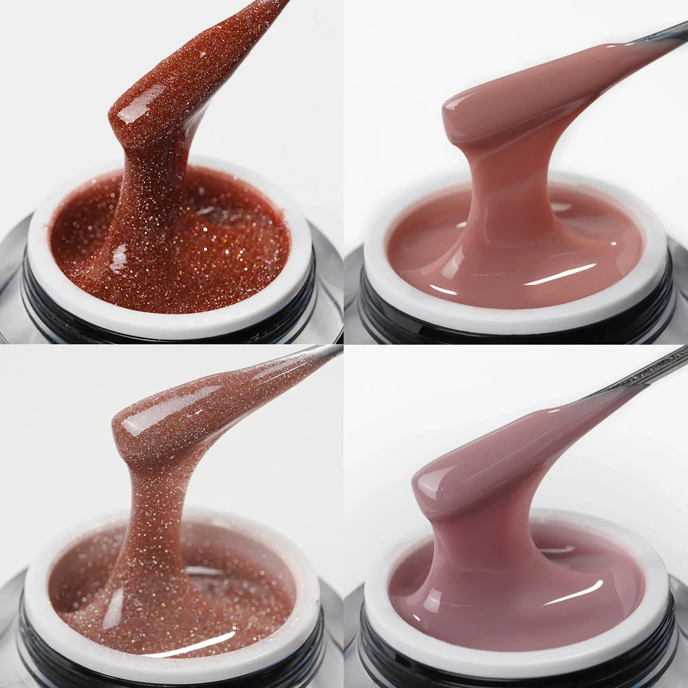 4*30g | Builder Gel Bundles - French Style Set - Lourian® Official Store