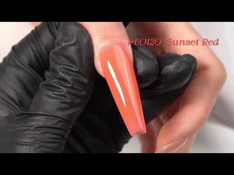 Sunset Red | Hard Builder Gel